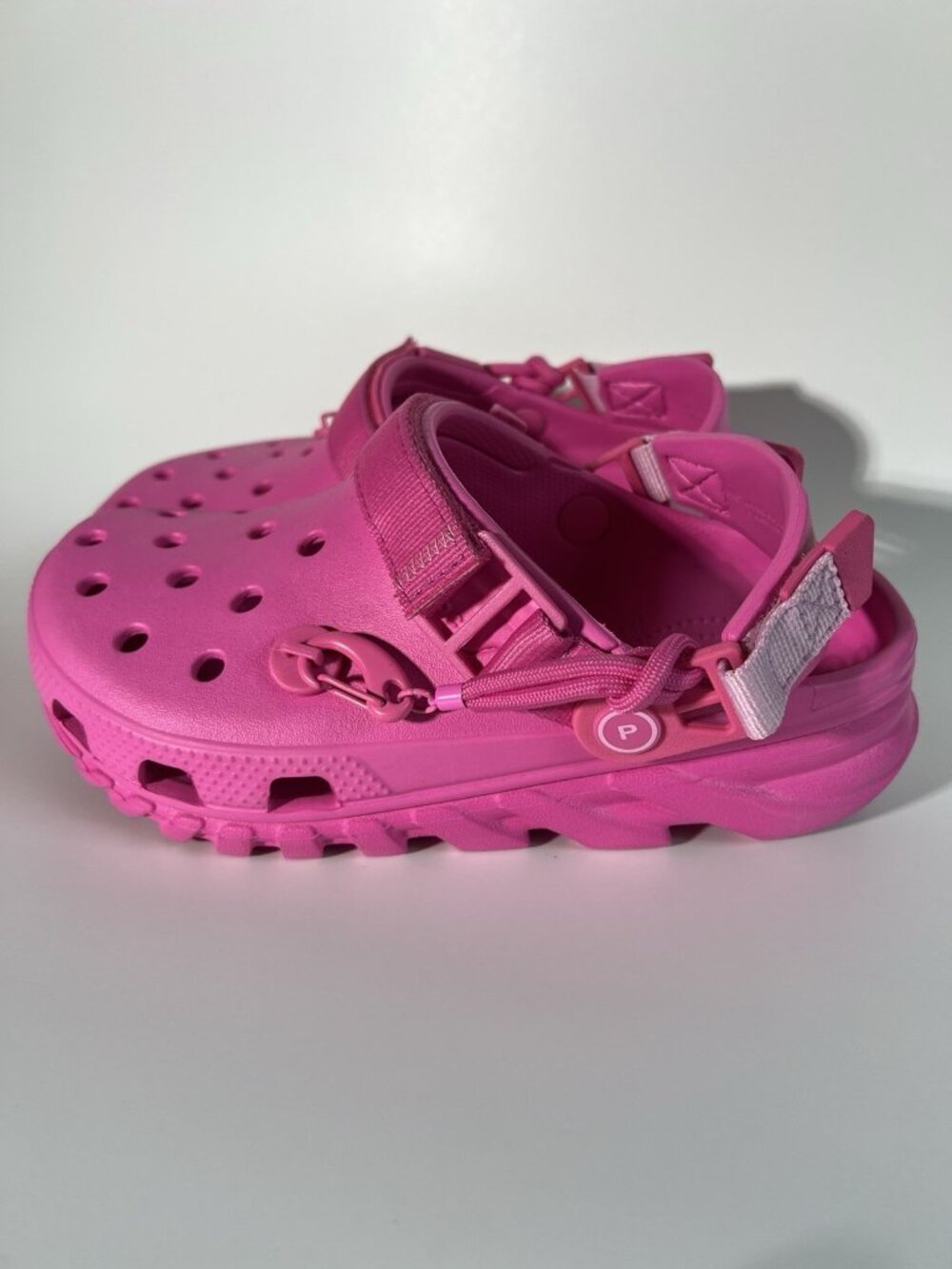 Crocs x Post Malone Duet Max Clog Electric Pink Women Size 7 - Picture 15 of 16